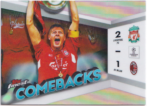 【ジェラード/Steven Gerrard】2023-24 Topps Finest UEFA Club Competitions Combacks