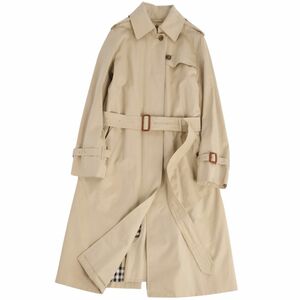 美品 バーバリー ロンドン BURBERRY LONDON ライナー付き シングル トレンチコート アウター レディース 38 ベージュ cg12me-rm05e26282