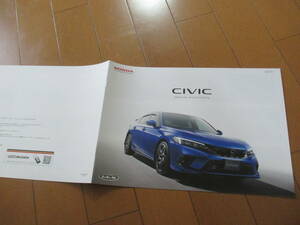 庫38419　カタログ ■ホンダ●　シビック　ＣＩＶＩＣ　ＯＰ　アクセサリー●　2022.7発行●18　ページ