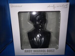 未開封　KIDROBOT　ANDY WARHOL BUST　黒　キッドロボット　アンディウォーホル　胸像