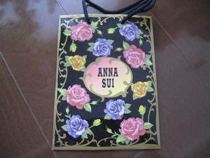 新品　貴重品　ANNASUI　アナスイ　ショップバッグ　ショップ袋　薔薇柄　ローズ柄　バタフライ