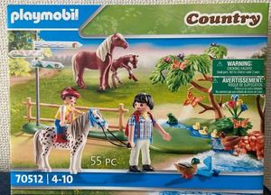 新品未開封プレイモービル 70512 田舎の牧場シリーズ　ポニー・ライド・アドベンチャー　playmobil yoru ミニチュア