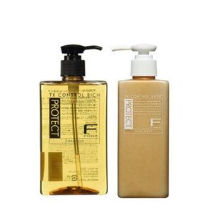 ポンプ300・200 セット フィヨーレ FIOLE Fプロテクト リッチシャンプー 300ml ベーシックヘアマスク 200g