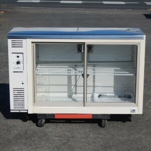 2013年製 パナソニック コールドテーブル 型 冷蔵ショーケース SMR-V1241NB W120D45H80cm 220L 65kg