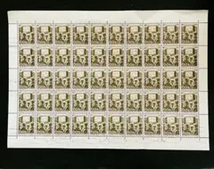 168. 海外　外国　チェコスロバキアの古い切手　消印有　1シート　アンティーク