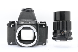 PENTAX 6×7 ウエストレベル 後期 + SMC TAKUMAR 200mm F4 ペンタックス フィルムカメラ レンズ