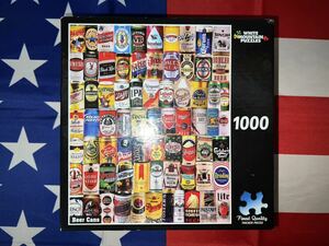 新品未使用　made in USA BEER CANS 1000ピース　ジグソーパズル