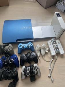 PS3 PSP2 Wii ゲーム機まとめプレステ ブルー コントローラー SONY ソニー CECH-3000B