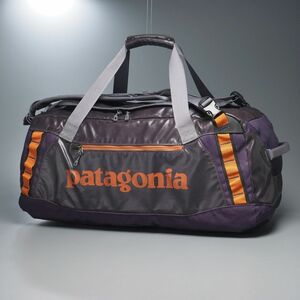 TH3541：patagonia/パタゴニア*49340FA14*ブラックホールダッフル*2wayボストンバッグ*リュックサック*鞄*パープル