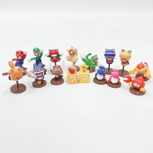 フルタ製菓 チョコエッグ スーパーマリオ フィギュア まとめて 16点 マリオ ルイージ キノピオ クリボー 他 R尼0409〇