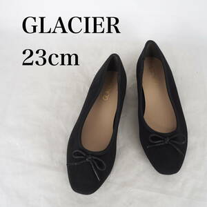 MK3955*GLACIER*グラシア*レディースバレエシューズ*23cm*黒