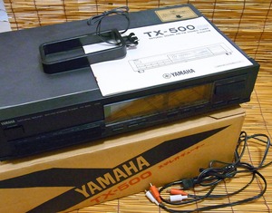 [送込] 〔動作確認済〕YAMAHA FM／AMチューナー TX-500 (1987年) ／ヤマハ