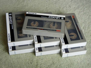 SONY ベータビデオテープ　Dynamicron ESX-HiFi / L-500　７本