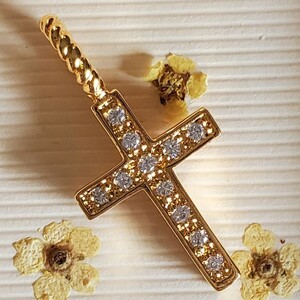 シルバー925 【 】ペンダント シルバー首飾 銀 本物 女性 十字架 可愛い ゴールド クロス 金 キュート x0026