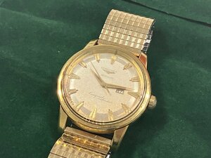 LONGINES Conquest Calendar ロンジン コンクエスト メダリオン カレンダー ヴィンテージ 時計 自動巻き ゴールド 稼働 中古 RR