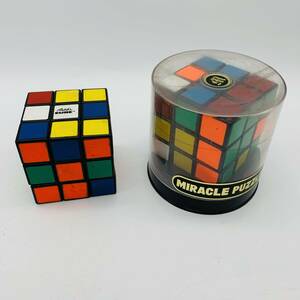 【当時物】2個セット MIRACLE PUZZLE ルービックキューブ Rubik