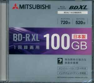 MITSUBISHI 録画用 BD-R XL 原産国 日本　VBR520YP1D1　10mmケース　1枚パック　未開封新品　BDXL　三菱