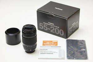 【極美品】 XF 55-200mm F3.5-4.8 R LM OIS 元箱付き FUJIFILM 富士フイルム 保護フィルター付