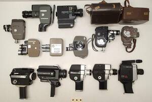 M269D 大量 １３台 ８ｍｍ フィルムカメラ ARCO PHOTO Revere CINE ELMO Sankyo SUPER LXL FUJICA 400 Canon REFLEX 等 ジャンク