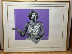 ☆ミスター ブレインウォッシュ Mr.Brainwash 『Guitar Hero』　Jimi Hendrixジミー ヘンドリックス ※直接引取り限定品/大型品につき