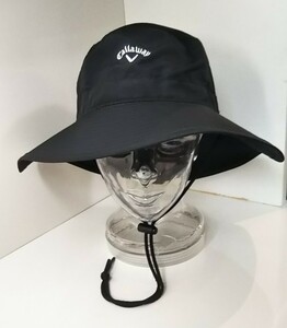 1656送料200円 Callaway キャロウェイ ハット HAT 帽子 春夏 黒 ブラック 