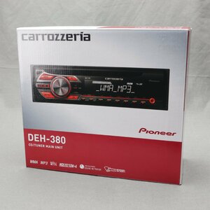 【電化】carrozzeria（カロッツェリア）　パイオニア 1DIN CDデッキ DEH-380　中古品