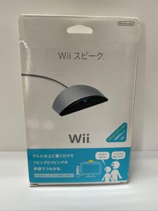 未使用品 動作未確認 Wii スピーク 任天堂 周辺機器 ☆ちょこオク☆雑貨80