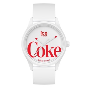 ICE WATCH アイスウォッチ 腕時計 アイスソーラーパワー ホワイト Coca Cola 40mm 018513【正規品】