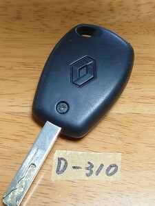 D-310 ルノー 純正　カングー　キーレス 2つボタン　動作未確認の為ジャンク扱い　基盤【E154554SH-A】（訳あり）