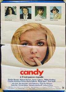 ★Candy (キャンディ) / イタリア版ポスター / エヴァ・オーリン / 93.5cm × 66cm