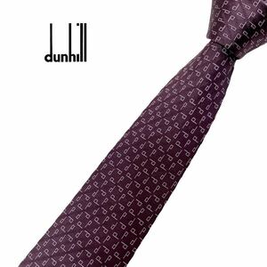 dunhill ネクタイ ナロータイ d模様 レジメンタル柄 ストライプ柄 USED 中古 m1053