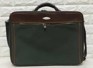 no18197 Samsonite USA サムソナイト 本革 レザー ナイロン 2way ショルダー ビジネスバッグ 書類ケース ブリーフケース アタッシュケース