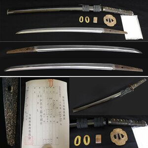 【刀剣 21】脇差・銘：和泉守藤原國貞（長さ：44.1cm）