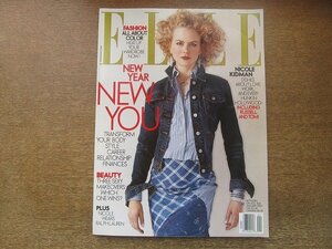 2206MK●洋雑誌「ELLE」209/2003.1●ニコール・キッドマン/ジゼル・ブンチェン/エイミー・アダムス/ファッション/美容