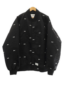 ダブルタップス WTAPS 22SS TEAM JACKET NYLON TWILL TEXTILE クロス ボーン チーム ジャケット ナイロン ツイル テキスタイル 221TQDT-JKM