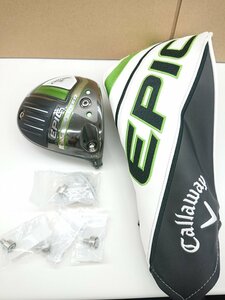 88304*Callaway キャロウェイ EPIC SPEED ドライバー 1W9.0° ヘッドのみ 各種ウェイト カバー付