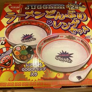 ジャグラー　ラーメンどんぶり　れんげ付き　ゴーゴーランプ　パチスロ　スロット　北電子　ゆうパック60サイズ