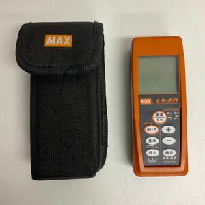 営MK13-60Y MAX マックス レーザー距離計 LS-211 測量機 測定器 ケースあり 動作確認済