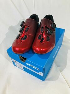 シマノ　SPD -SL SHIMANO RCー7(SH-RC701) ワイド　レッド　41サイズ(25、8cm)