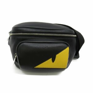 フェンディ バッグバグズ モンスターアイ ウエストバッグ ブランドオフ FENDI レザー ウエストバッグ レザー 中古 メンズ