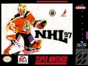 ★送料無料★北米版 スーパーファミコン SNES NHL 97 アイスホッケー