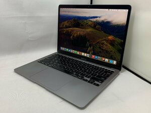 １円スタート！！ Apple MacBook Air A2337 (M1,2020) USキーボード スペースグレイ [Nmc]