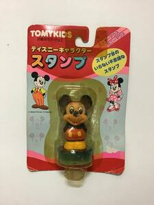 当時物 トミー ディズニーキャラクター スタンプ ミッキーマウス 未使用品 TOMYKIDS