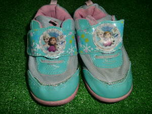 ｋ0425-11　中古　子供用靴　スニーカー　ディズニーアナと雪の女王　アナ雪　16.0cm