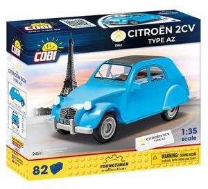 COBI ブロック ☆ 1/35スケール 自動車 ☆ シトロエン 2CV AZタイプ 1962 / Citroen 2CV Type AZ 1962 ☆ 新品/未開封 ☆ EU製