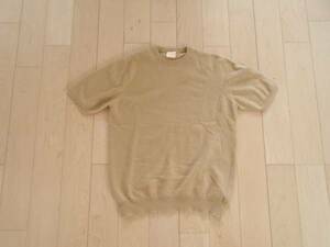 MADE IN SCOTLAND barrie 100% CASHMERE KNIT CAMEL カシミア