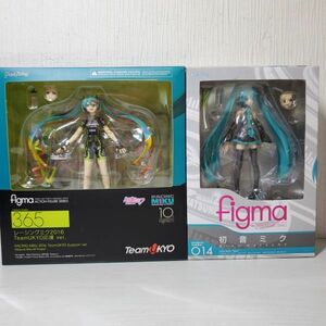 ●HJ76【送80】1円～ マックスファクトリー figma 365 レーシングミク2016 TeamUKYO応援Ver. 014 初音ミク セット フィギュア