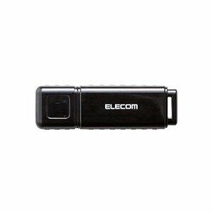 エレコム USBメモリ 16GB セキュリティソフト対応 ストラップホール付 ブラック MF-HSU2A16GBK
