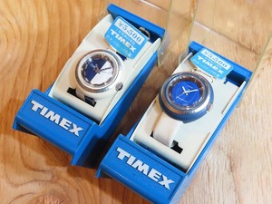 ２個セット！ タグ＆プラケース付デッドストック！動品ジャンク TIMEX/古いタイメックスの手巻時計 メンズ アンティーク