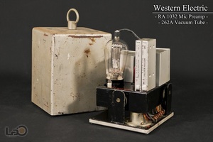 Western Electric ウェスタン 262A 真空管(テスト済み) & RA-1032 コンソール・マイクプリアンプ
